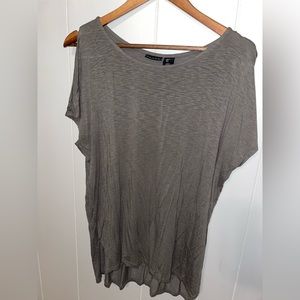 blouse with cut out sleeve